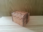Zebrano wood box