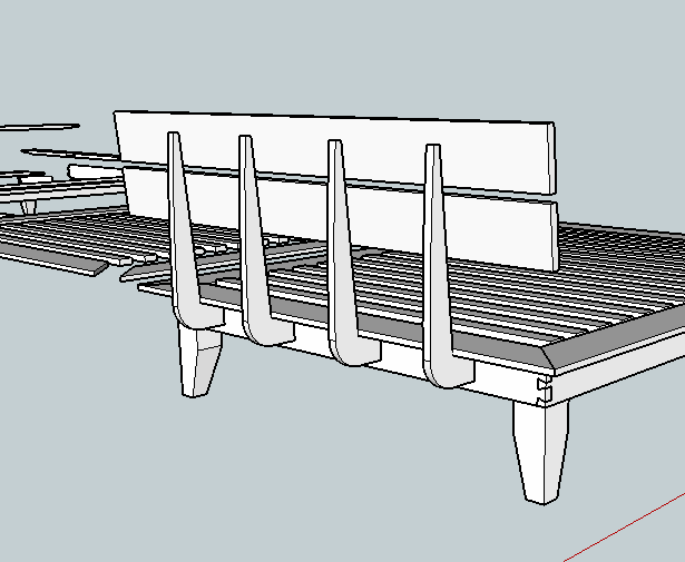 headboard of platform bed
